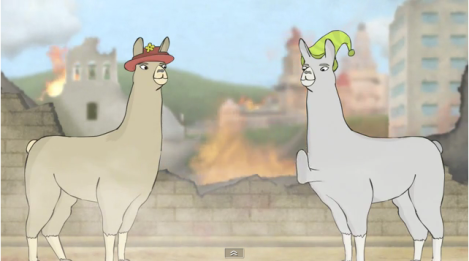 llamas with hats. LLAMAS WITH HATS!